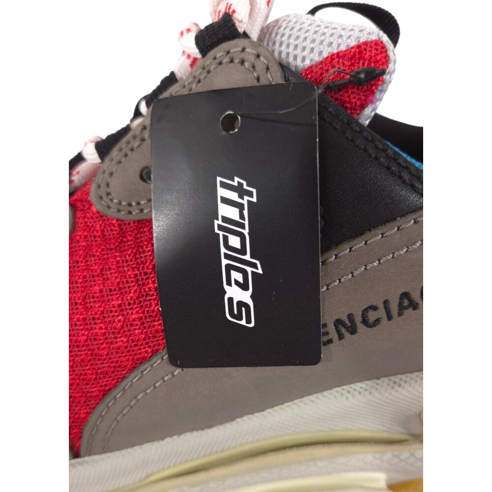 Balenciaga Triple S Sneakers US 8 EU 41 Mens Blue Red Gray $1100 - Picture 9 of 14